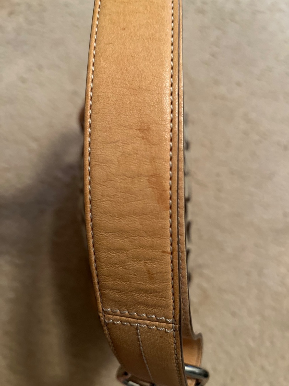 Coach 9362 Khaki Jacquard Leather Shoulder Crossbody Bag - Picture 4 of 7